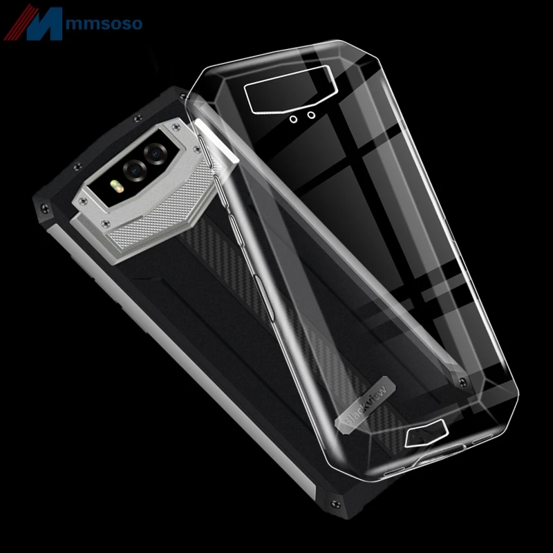 

For Blackview BV9100 6.3'' Transparent Silicon Case For Blackview BV9100 Anti-knock Phone cover Cases