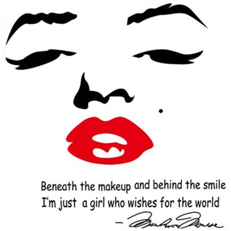 Marilyn Monroe Portrait Wall Stickers I M Just A Girl English Quotes Red Lip Vinyl Decals Girl Room Mural Wallpaper 70 50cm Wall Stickers Aliexpress Marilyn Monroe Portrait Wall Stickers I M Just A Girl English Quotes Red Lip Vinyl Decals Girl Room Mural Wallpaper 70 50cm Wall Stickers Aliexpress