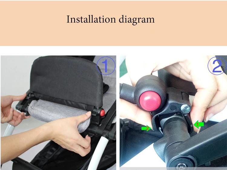 Baby Stroller Foot Footrest Pedal Stroller Accessories Extended Booster Seat Firm Extension Infant Pram Foot Board
