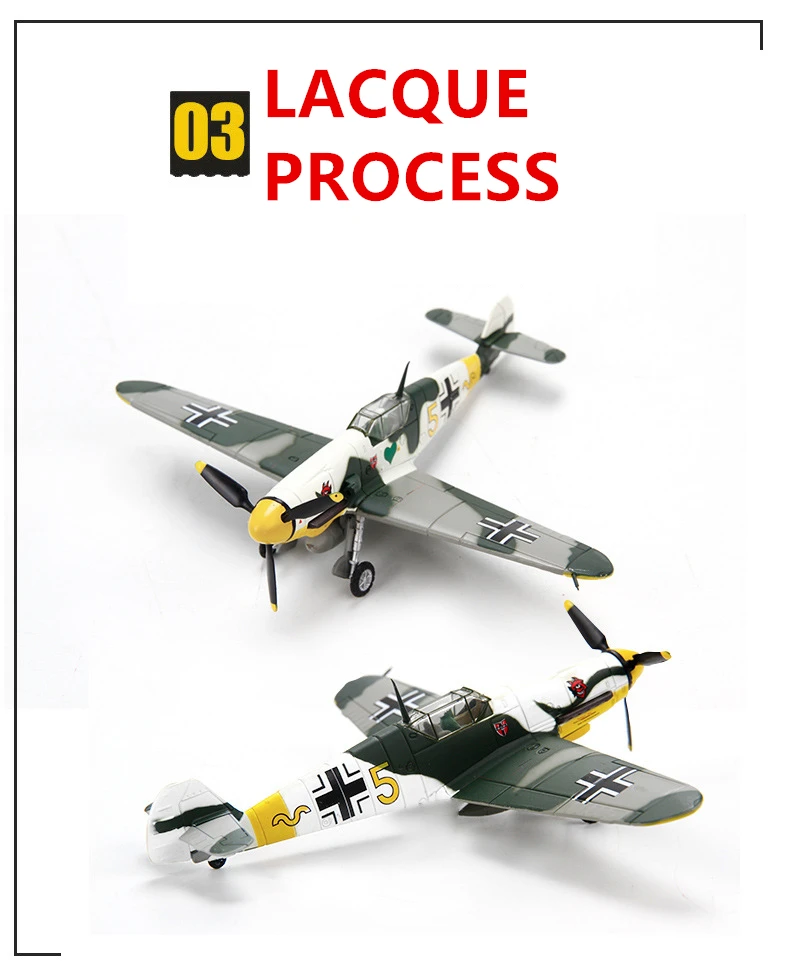 Terebo 1: 72 Messer Schmidt BF109 истребитель второй мировой войны модель самолета военные украшения коллекция подарок