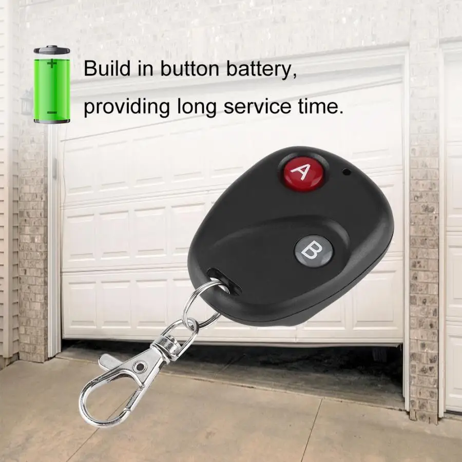 433MHz 2/4Buttons RF Smart Learning Code Wireless Remote Control Transmitter Remote Control Transmitter