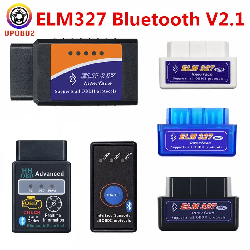 

OBD2 ELM 327 Bluetooth V2.1 Car Diganostic Tool ELM327 Scanner HHOBD 2 ELM327 2.1 CAN-BUS elm 327 V2.1 For Android/PC