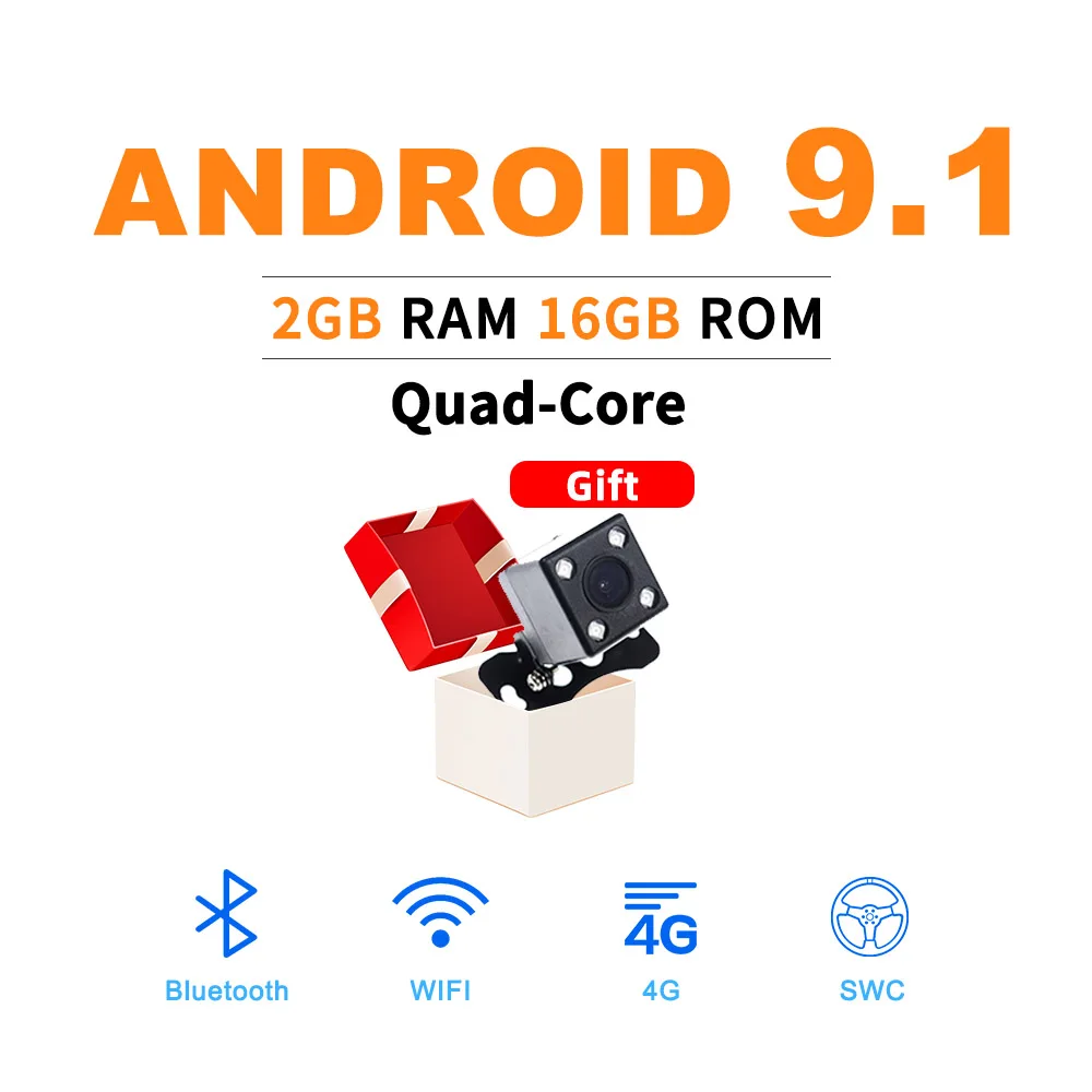 DSP Android 9 автомобильный gps навигация нет автомобильный dvd-плеер для Renault Kwid автомобильное Стерео Радио мультимедийный плеер головное устройство - Цвет: Android 9.0 2GB 16GB
