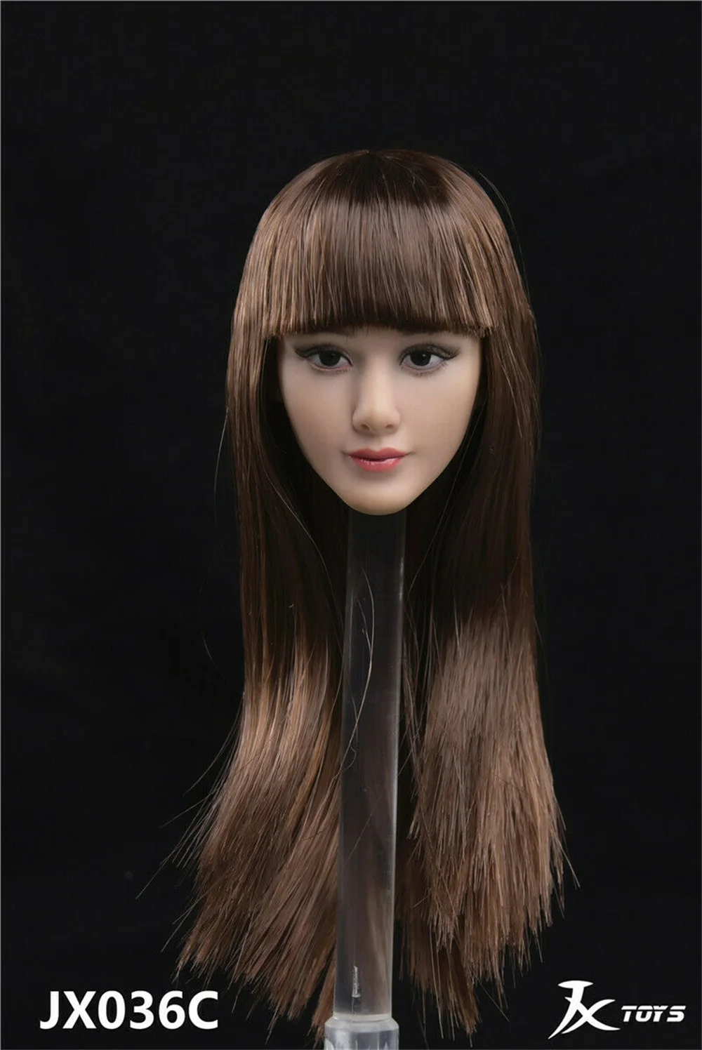 JXTOYS-036 1/6 азиатская красавица Девушка загар кожа голова лепить F12'' женская фигура кукла игрушка