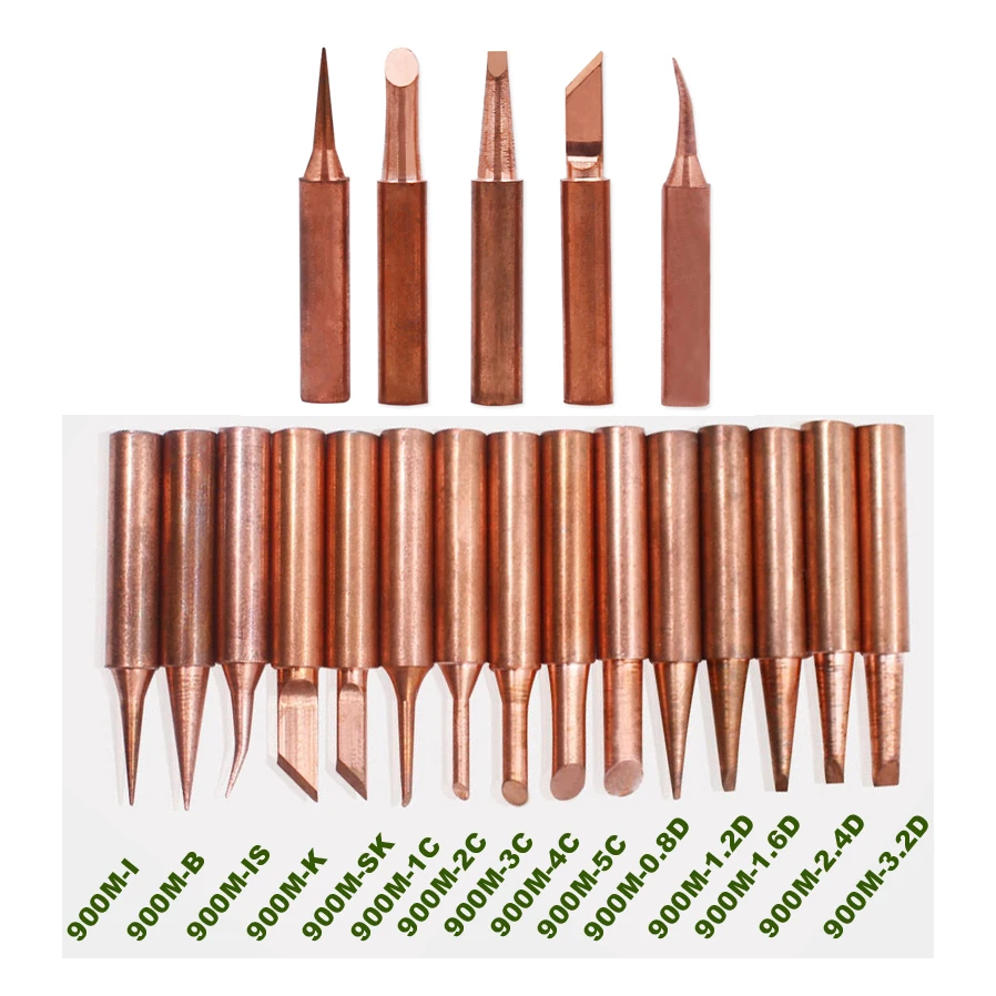 10pcs/lot 900M-T-K Diamagnetic copper soldering iron tip Lead-free Solder tip 933.376.907.913.951,898D,852D+ Soldering Station cheap welding helmets