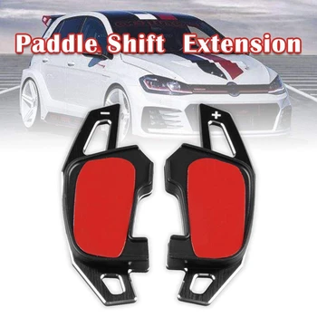 

Paddle Shifter Extensions CNC Billet Aluminum Steering Wheels Shift Paddle Fit For-VW Volkswagen Golf 7 MK7 GTI (Black)