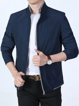 

Zipper Regular Jacket Male Thin Autumn Men Jackets Jackets and Coats Camperas De Hombre 2019 Streetwear Men Clothing HH50jk055