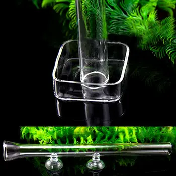 

Aquarium Feeding Tube Shrimp Glass Feeder Suction Cup 3cm Thick Fish Tank Device Dish Transparent Equipment 200/450mm
