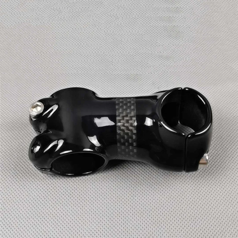 gloss 70mm 25,4*28,6*50/60/70/80 мм вынос руля велосипеда алюминиеывый сплав+ труба из углеродистого волокна 3k из углеродного волокна MTB Горный стержень для дорожного велосипеда высокого качества - Цвет: gloss 70mm