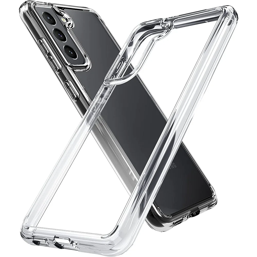Luxury Hybrid Clear Hard Case For Samsung Galaxy S21 S20 Note20 Ultra Note10 Pro Plus Shockproof  Case Cover For Note 20 10 9 8