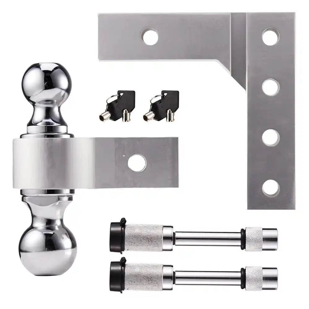 Adjustable Tow Trailer Hitch Mount 6 Drop 2 2 5 16 Combo Ball W Locks Or Can Am Can Am Maverick X3 For Polaris Rzr Ranger Atv Parts Accessories Aliexpress