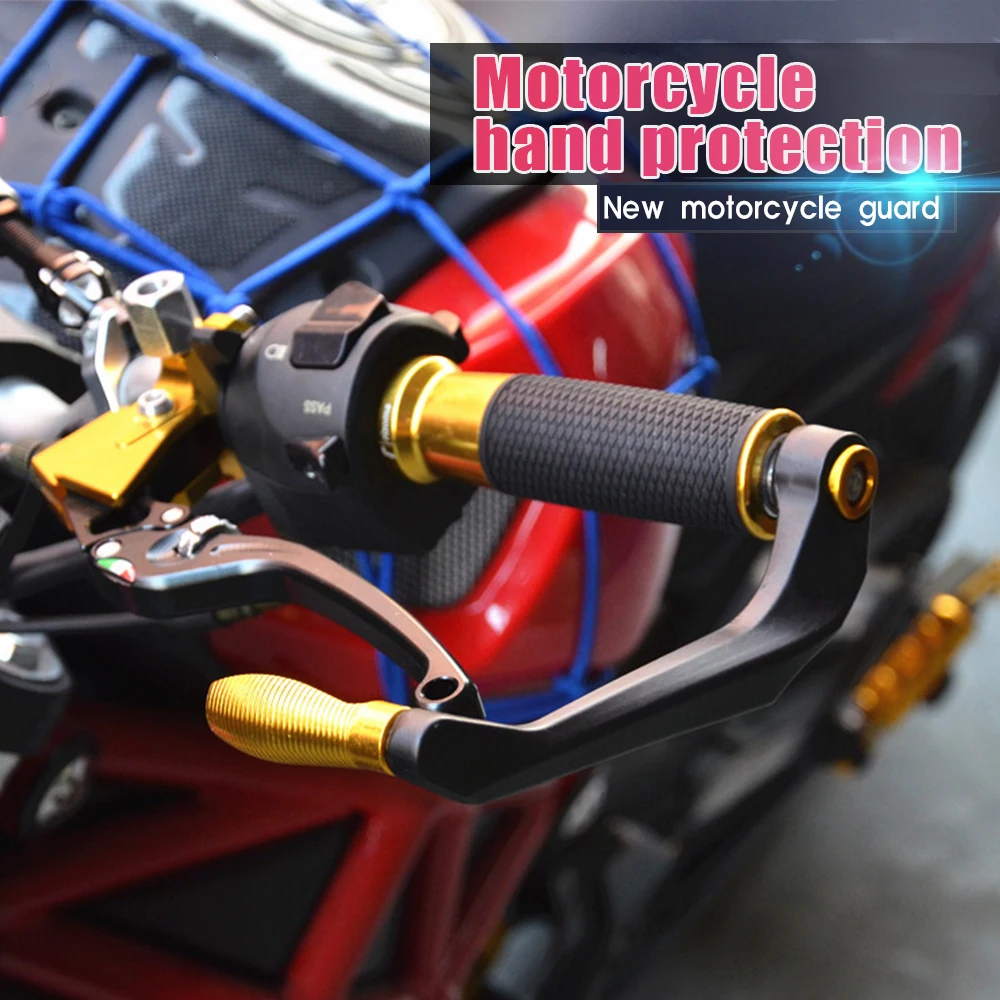 

Universal Aluminum Motorcycle Hand Guards Motocross Dirtbike Handguards For yamaha r6 2005 honda cbf1000 kawasaki versys 650