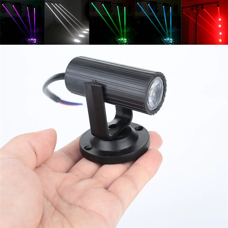 3W U`King Blue LED Bühnenlicht Pinspot with Single Stand Disco KTV Party Concert 