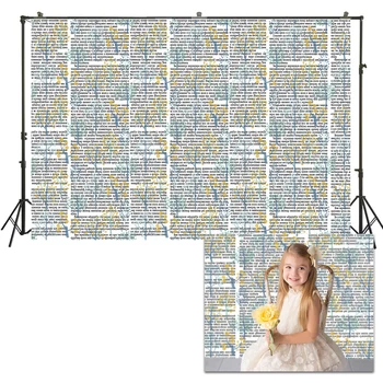 

HUAYI Photo Background Newborns Baby Child Photography Backdrops Customize Studio Birthday Newspaper Photoshoot Backdrop US180