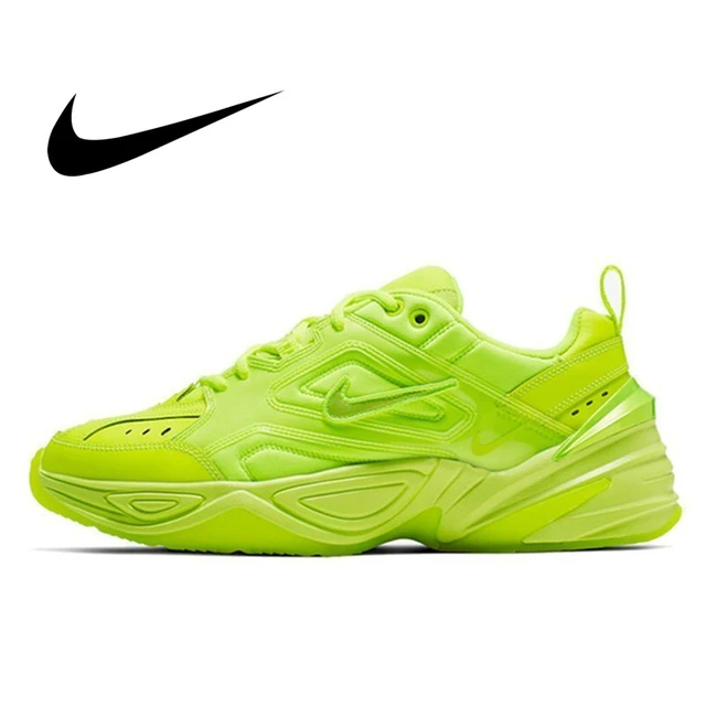 Original Nike M2k Tekno Men's Running Shoes Green Comfortable Fashion Outdoor Sports Sneakers Ci5749-777 - Running Shoes -
