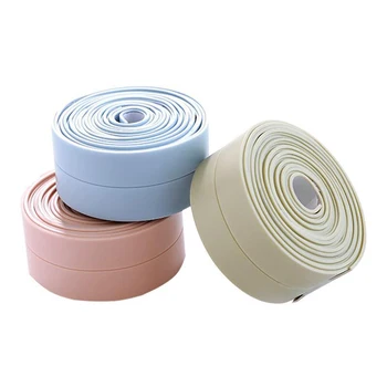 

1pc 320x3.8cm Self-Adhesive Bath Wall Sealing Strip Kitchen Sink Basin Edge Waterproof Anti-Fouling Anti-Mildew Tape Decoration