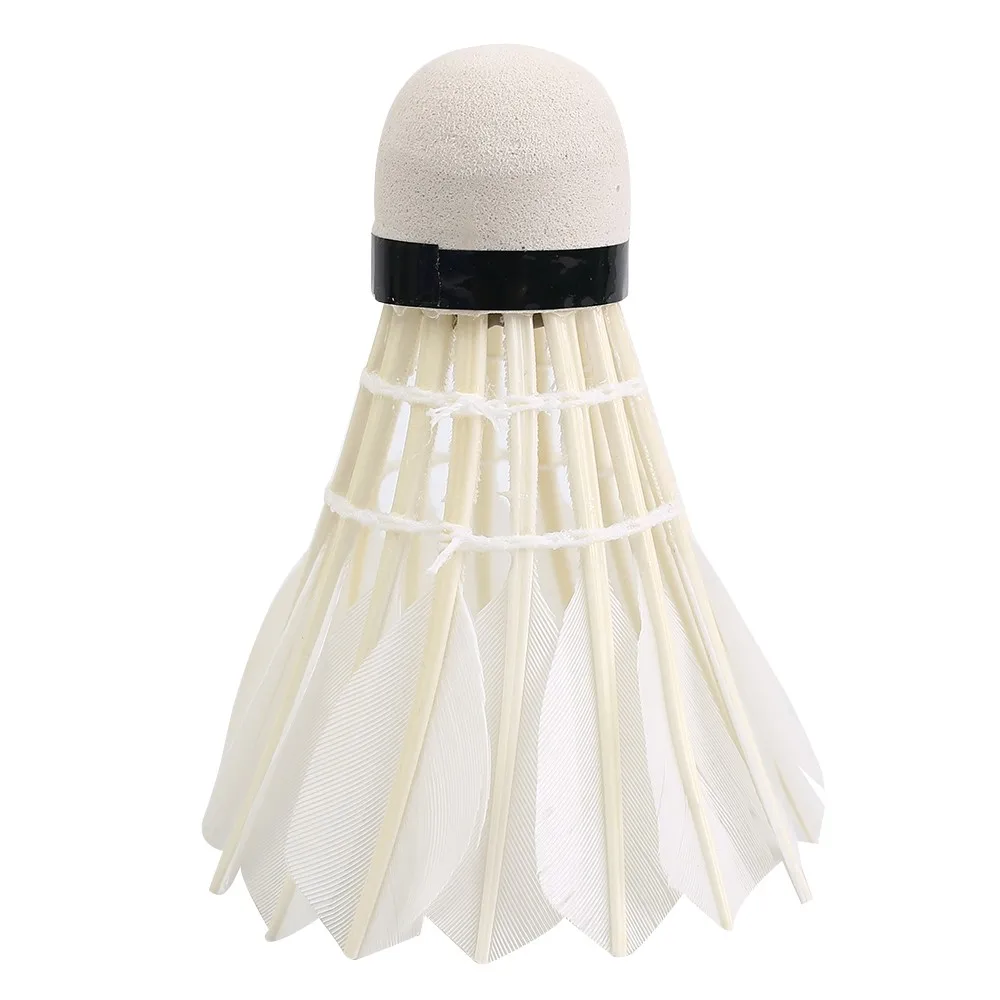 

12pcs/Set Badminton Shuttlecocks Goose Feather Badminton Balls Shuttlecocks for Indoor Outdoor Sports Practice Playing Training