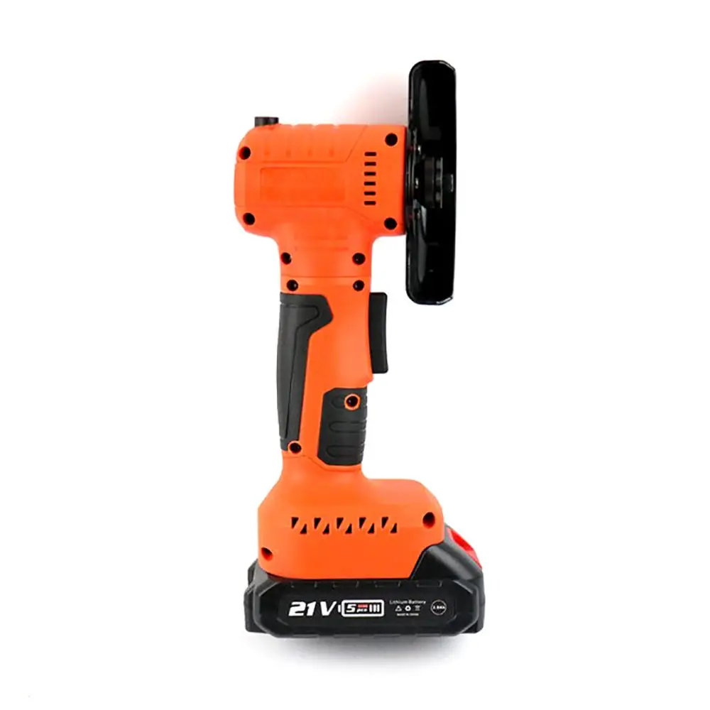 1100W 110mm Angle Grinder Portable Seam Cleaning Polishing Grinding Cutting Machine 180 Degree Rotating with Battery + Charger