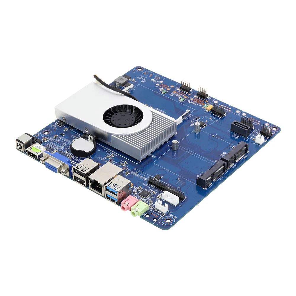 Intel Core i3 4010U материнская плата абсолютно новая HDMI VGA Gigabit LAN 6* USB Mini ITX mSATA SATA Mini PCI-E 12 В 5A настольная материнская плата