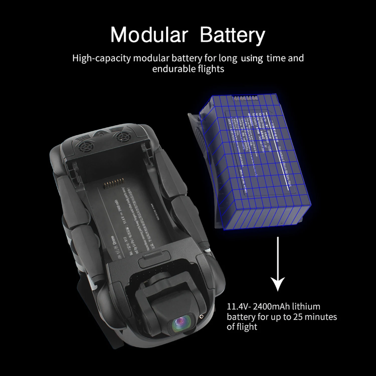 11,4 V 2400mAh Lipo батарея RC Дрон батарея RC Запасные части для JJRC X12 RC Дрон Квадрокоптер