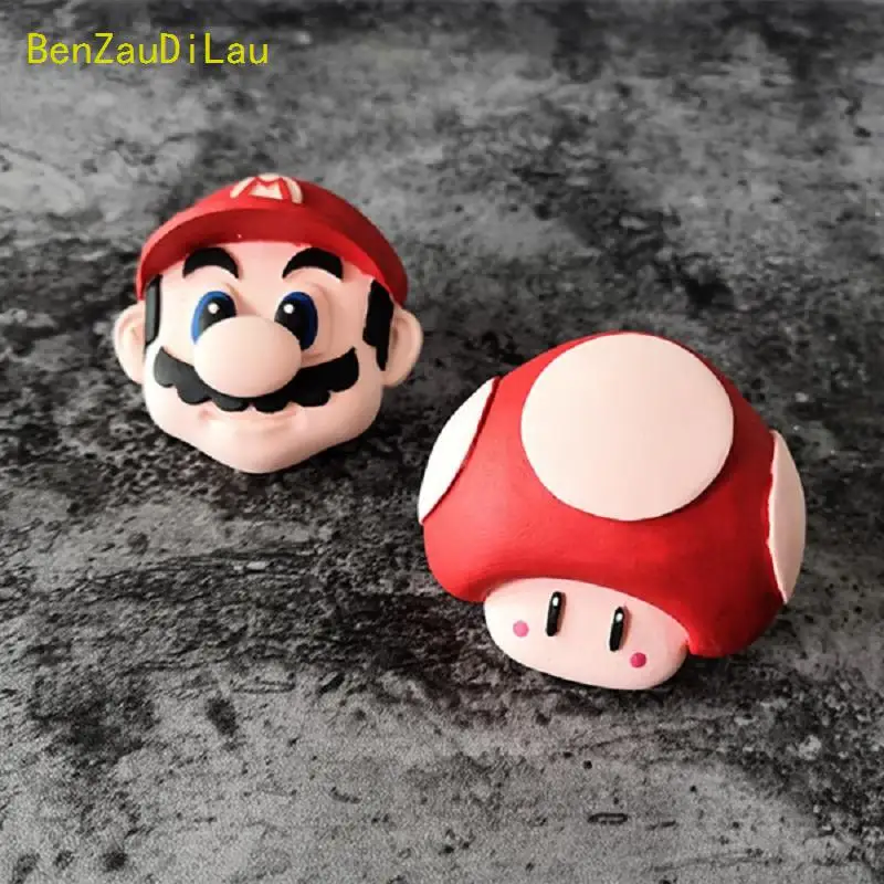 Автомобильный освежитель воздуха Mario с зажимом для выхода кондиционера, диффузор для духов Super Mario, украшение для автомобиля, аксессуары