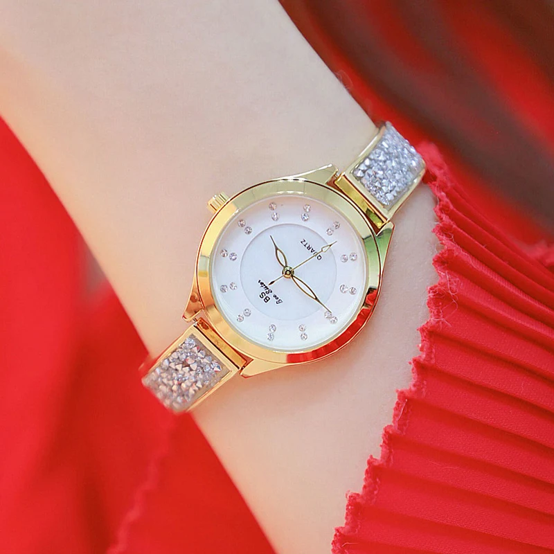 

Women Watches Quartz Ladies Gold Fashion Wrist Watches Diamond Stainless Steel Women Wristwatch Bracelet Wtach For Girl 2019