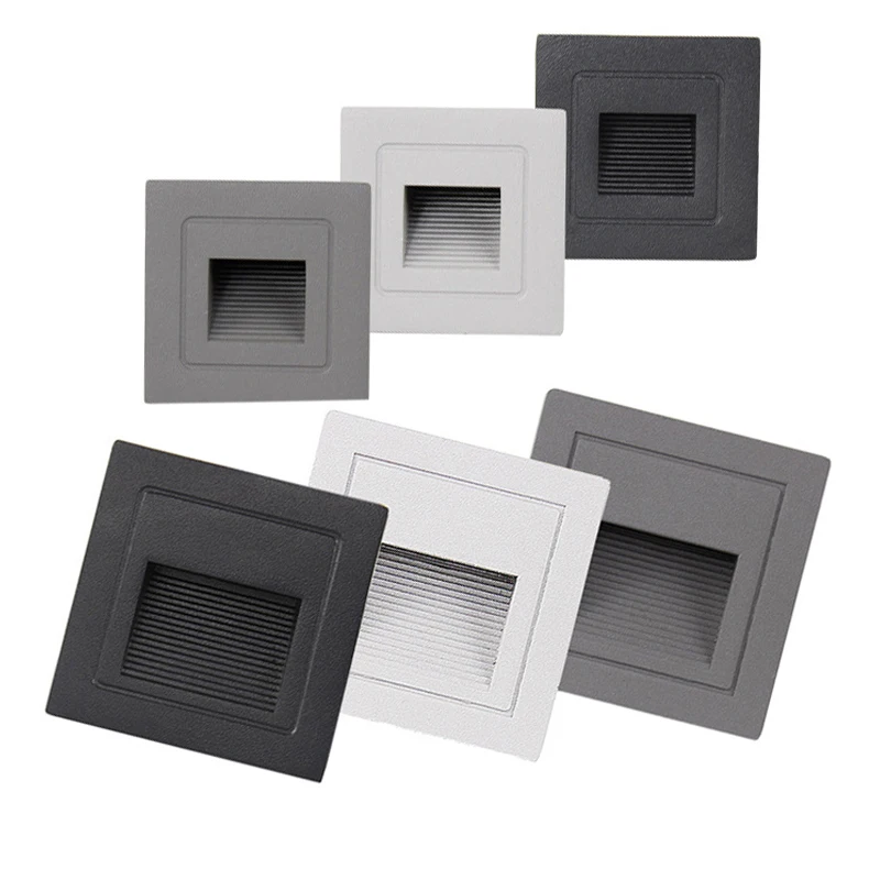 5W IP65 LED Stair Light Step Light Recessed buried lamp indoor/ outdoor Waterproof Staircase Step lights AC85-265V