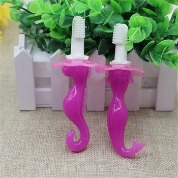 

Baby Silicone Toothbrush Toy Clenching Teeth Stick Baby Products Soft Mermaid Cartoon Toothbrush Brush Safe