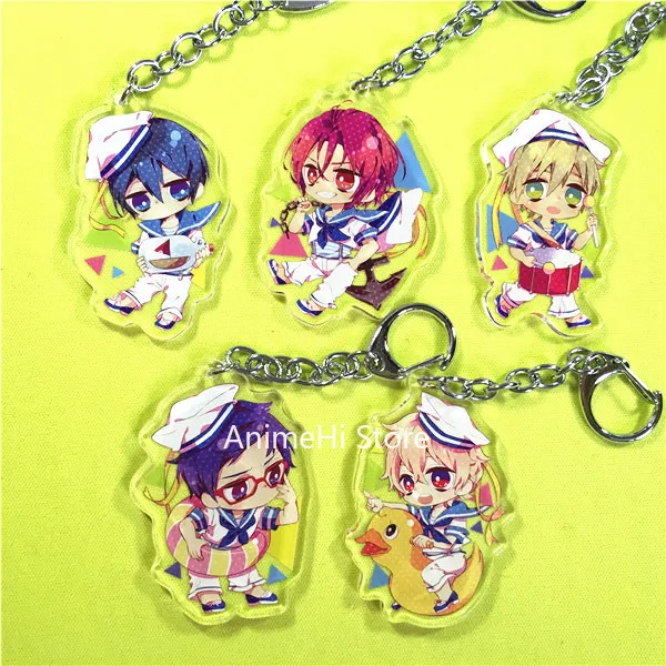 Аниме бесплатно! Брелок для ключей фигурка Nanase Haruka Тачибана Макото Рин Мацуока