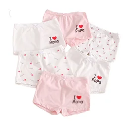 Sous vêtements en coton pour filles, lot de 3 pièces, Boxer de dessin animé, Modal, culottes respirantes pour filles 