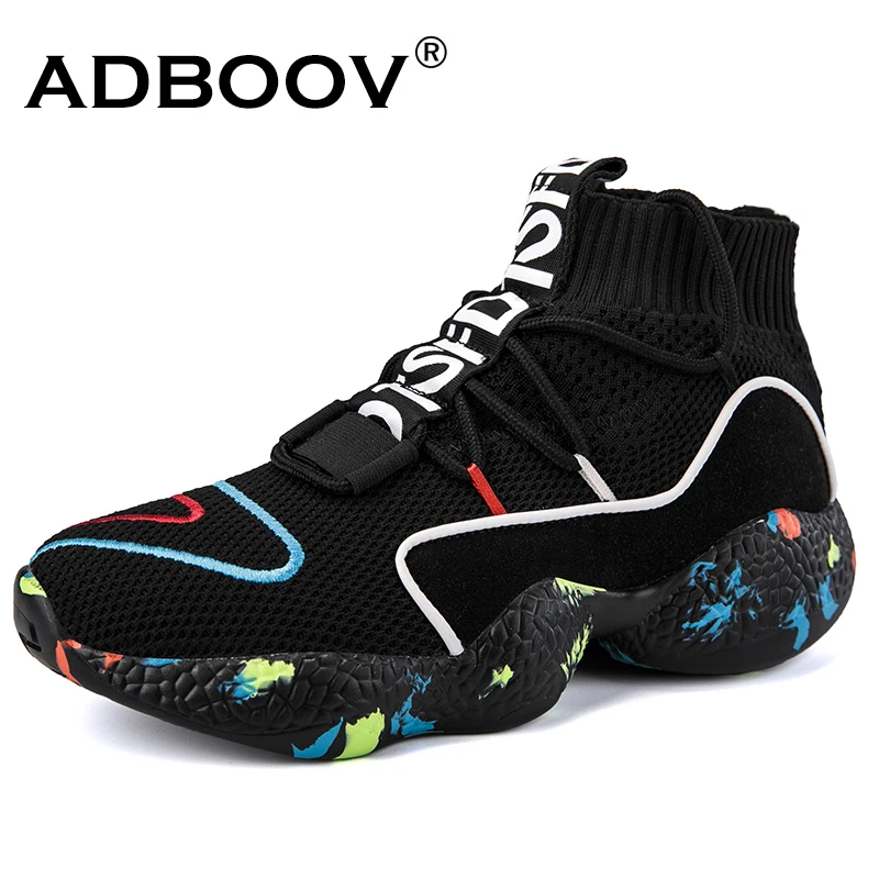 ADBOOV High Top Sneakers Women Knit 