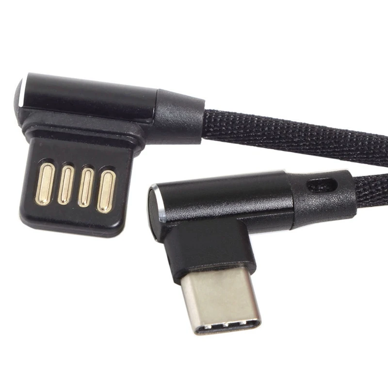 Usb C 3 1 type на угловой левосторонний правосторонний разъем 90 градусов 2 0 кабель для