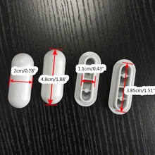  24 Pieces Toilet Seat Bumper Buffer Reduce the Impact of Noise when Closed Protect Toilet Seat from Water Non-slip 