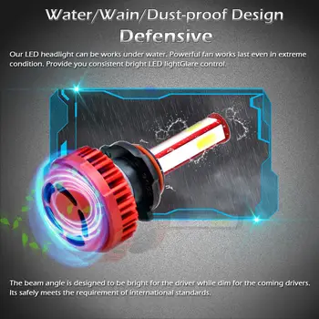 

9005+9006 147000lm Led Headlight Car Beam Bulb Lamp For Honda Accord 1997-2007