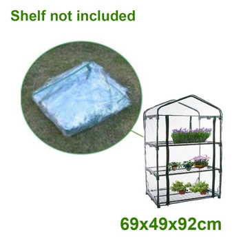 

Accessories Portable Plant Cover Protection Outdoor Garden Decor PVC Waterproof Dustproof Anti-UV Planting Shed Warm Greenhouse