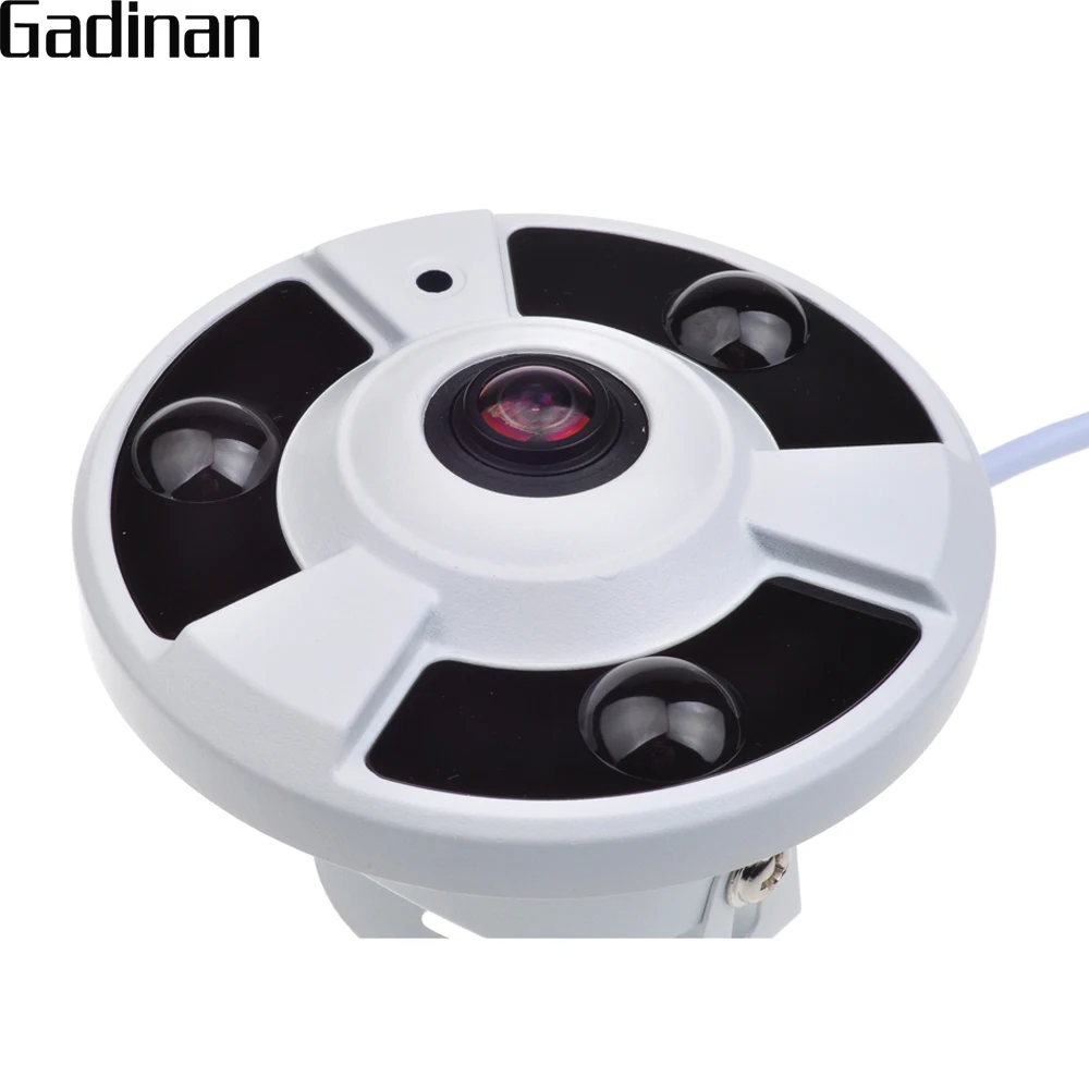 Ahd Cctv камера 2 МП 1 7 мм объектив 360 градусов рыбий глаз панорамная инфракрасная