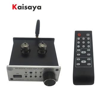 

Bluetooth 5.0 Tube 6J3 HiFi Preamplifier Board U Disk AUX RCA input Amplifier Board With FM Radio Remote Controller C5-006