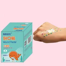 Feuilles de Bandages pour enfants, patchs à motifs de dessin animé mignon, bandes de santé pour bébé, pansement adhésif pour enfants, 100 pièces