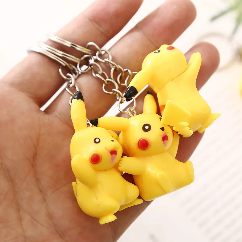 Мультяшный милый японский аниме брелок Карманный Монстры держатель Pokemon Go