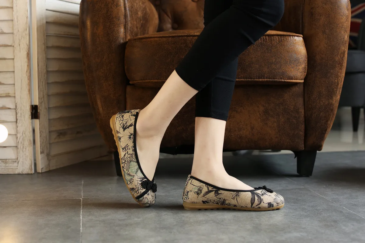 Chinese Knot Ladies Floral Printed