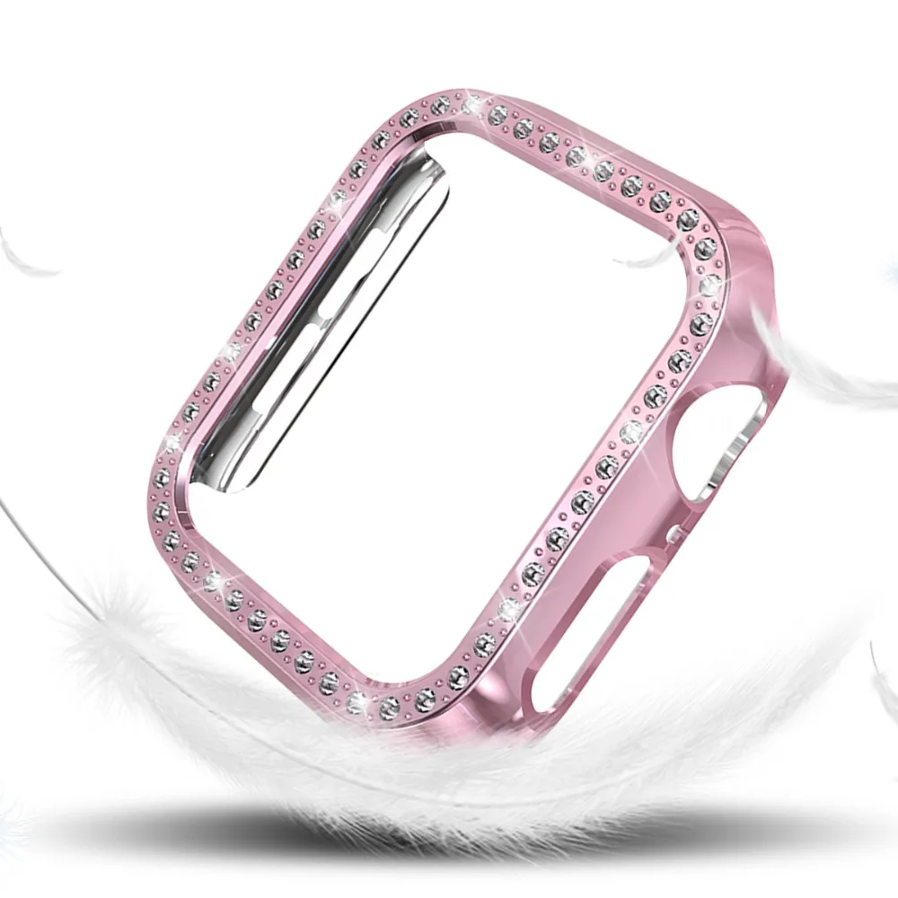 Защитный чехол для Apple Watch, версии 5/4/3/2/1 40 мм 44 расположен в городе дрель ПК Материал чехол s для наручных часов iWatch, версия 3, 2, 42 мм, 38 мм