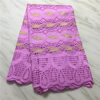 

African Cotton Lace Fabric Design Swiss Voile Lace In Switzerland High Quality Nigerian Lace For Man Women Wedding Party