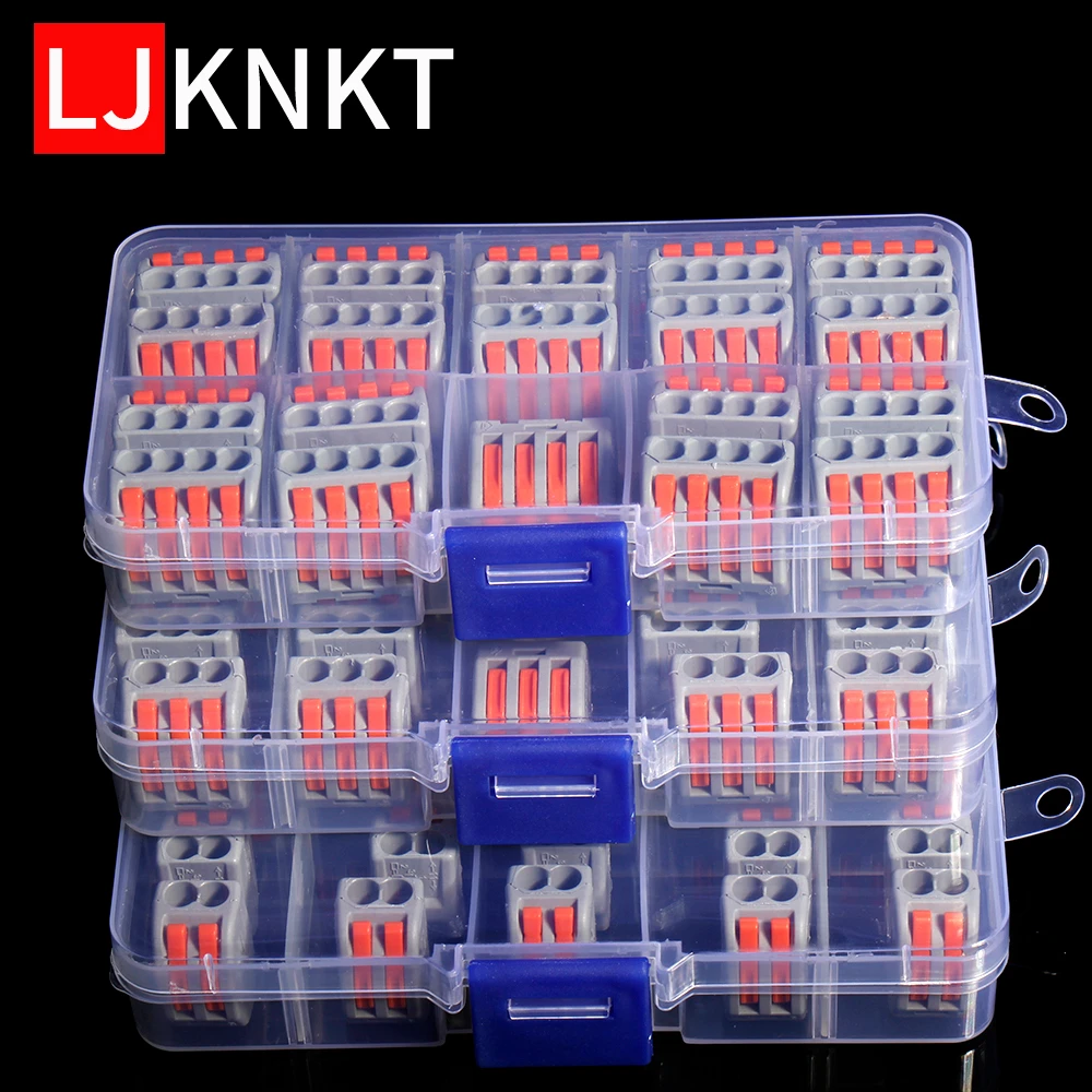 

mini fast wire Connectors Plug Splice in Electrical Pct-212 213 quick Universal Compact push in Cable Terminal Block