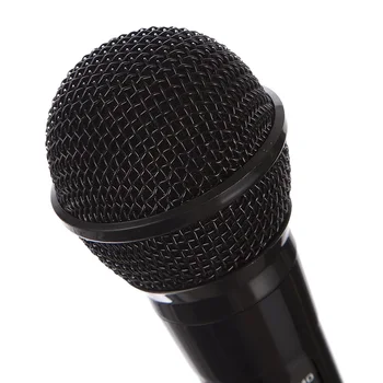 Handheld Microphone Wired Stage Mic-Speaker Portable Home Karaoke Singing Player Machine 3