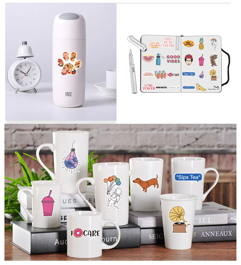 30Pcs VSCO Stickers Wter Bottles Vinyl Decoration Sticker for Macbook Air Pro Retina11 12 13 15 Lenovo Asus HP Laptop Stickers