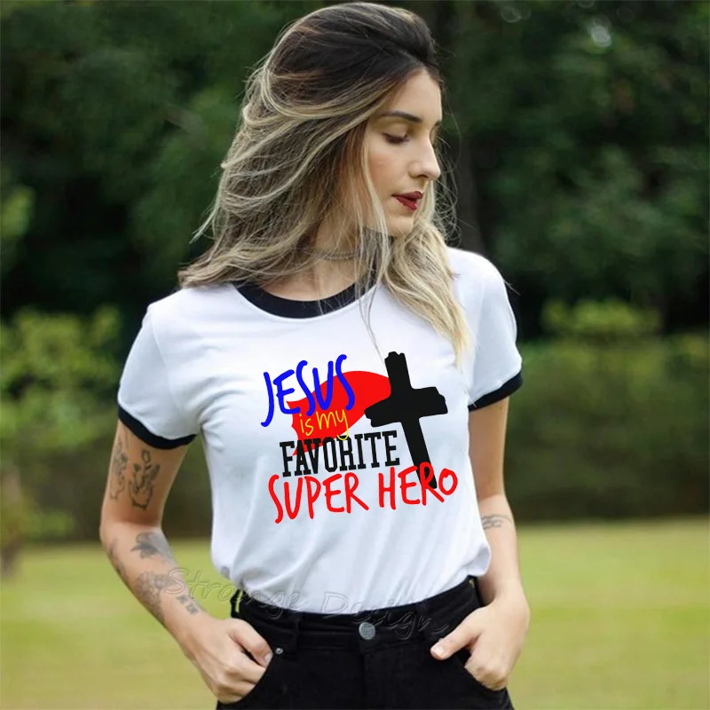 Харадзюку, винтажная женская футболка с изображением Иисуса, христианского религиозного Креста, женская футболка с графическим принтом, футболки tumblr, женская рубашка размера плюс - Цвет: 3