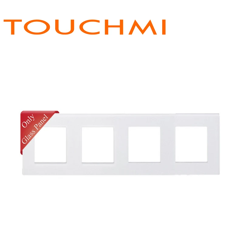 

Three color four socket frame crystal toughened glass frame 86*299mm