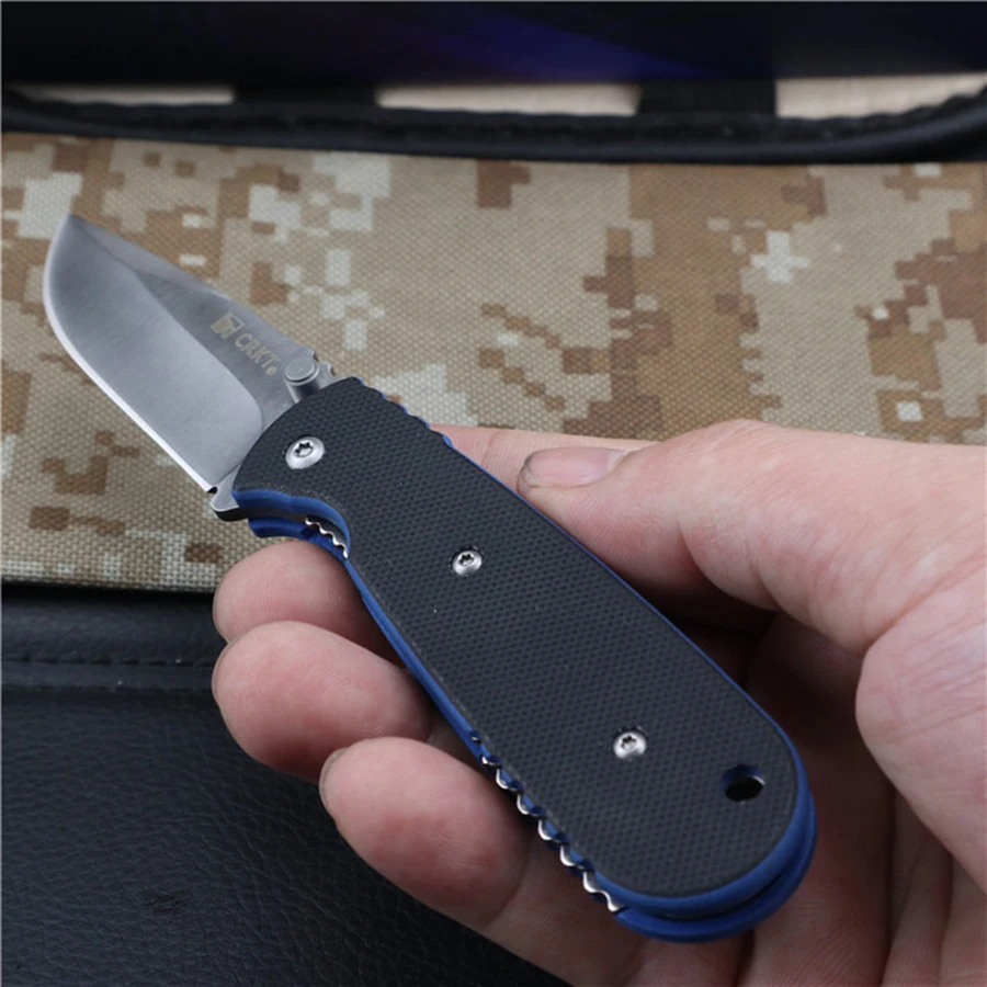Новейший CRKT складной нож 8cr15mov лезвие G10 ручка Открытый Отдых Охота тактические ножи выживания EDC инструменты