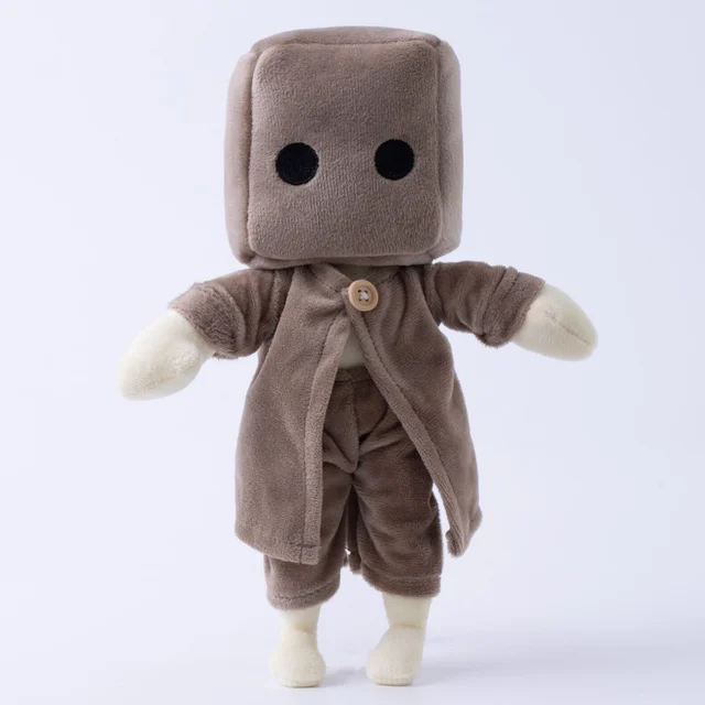 Anime Little Nightmare Little Nightmare 2 Plush Toy Doll Little Six Plush Stuffed Anime Toy Nightmare Game Plush Toy Fan Gifts box person button