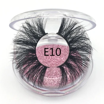 

100% Real Mink Lashes Mink Eyelashes Strands Cruelty Free 3D 25mm Lashes Soft Dramatic Eyelashes E10 Maquiagem